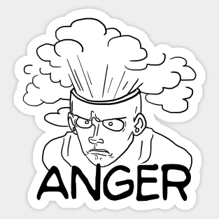 ANger Sticker